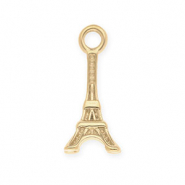 Ciondoli in acciaio inossidabile Torre Eiffel oro