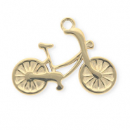 Ciondoli in acciaio inossidabile bicicletta oro
