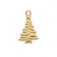 Ciondoli in acciaio inossidabile albero di Natale oro