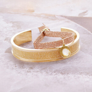 Set di ispirazione Idee creative per bracciali con nastro elastico e bracciali bangle