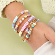 Set di ispirazione Come creare orecchini e braccialetti divertenti con perline in polimero  