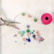 Set di ispirazione Tempo di ispirazione con perline in pietra naturale fiore