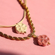 Set di ispirazione Consigli per creare gioielli con le perline in ceramica greca DQ fiore