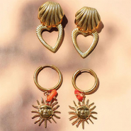 Set di ispirazione Ispirati con componenti e ciondoli in acciaio inossidabile