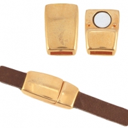 Chiusura magnetica di metallo DQ Ø5,1x2,2 mm oro rosa (privo di nichel)