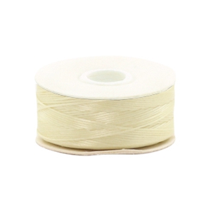 Beadalon filo Nymo diametro 0.3mm bianco crema