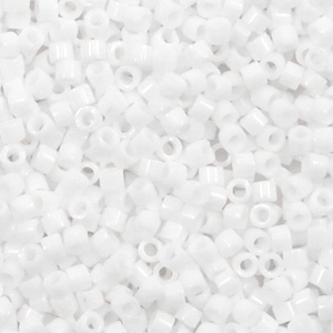 Perline Miyuki Delica 11/0 Matte AB white DB-351