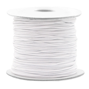 Filo elastico colorato 0,8 mm bianco
