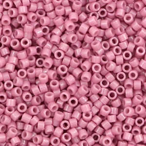 Perline Miyuki Delica 11/0 Duracoat opaque dyed hydrangea purple DB-2137