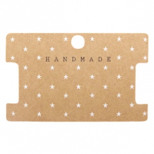 Espositori bigiotteria in cartoncino 'handmade' marrone