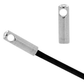 Componenti in acciaio inossidabile terminale &Oslash;1,2 mm argento antico