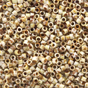 Perline Miyuki Delica 11/0 Opaque picasso yellow DB-2262