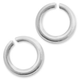 Componenti in argento 925 anellini apribili 4mm argento