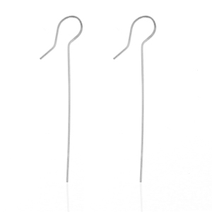 Orecchini in acciaio inossidabile argento