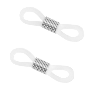 Componenti in acciaio fermino per occhiali trasparente-argento