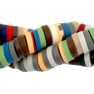 Perline Katsuki 6mm grigio misto