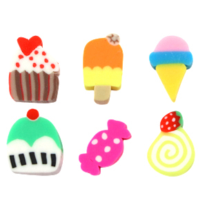 Perline di polimero caramelle multicolore