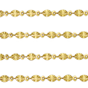 Componenti in acciaio inossidabile catena a rol&ograve; ovale oro