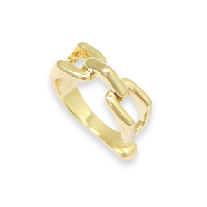 Metallo TQ in ottone orecchini ear cuff oro