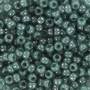 Rocailles Miyuki 8/0 Ceylon translucent eucalyptus blue 8-2376