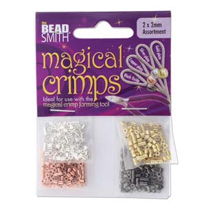 Beadsmith Magical crimps schiassini multicolore