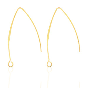 Orecchini in acciaio inossidabile oro