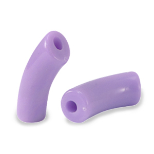 Perline in acrilico tubo viola lilla