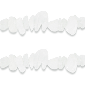 Perline in pietra naturale chips Quarzo cristallo transparente 