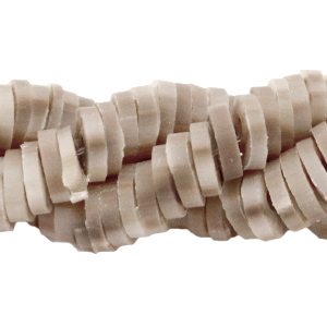 Perline Katsuki 4mm marrone castagno-grigio