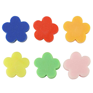 Perline di polimero fiore 10mm multicolore