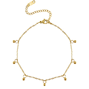 Bracciali in acciaio inossidabile tondo oro