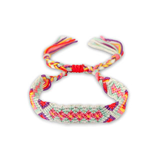 Braccialetti alla moda blu turchese delicato-rosa