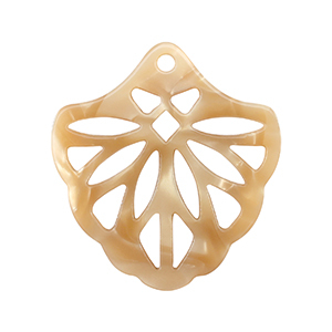 Pendenti in resina marrone sabbia