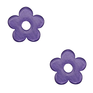 Pendenti Polaris Lucido fiore viola ultravioletta