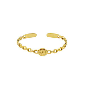 Anelli in acciaio inossidabile oro