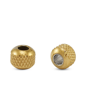 Perline in acciaio inossidabile 8mm oro