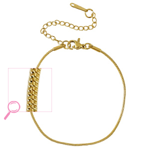 Bracciali in acciaio inossidabile oro