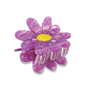 Accessori fermaglio per capelli fiore viola
