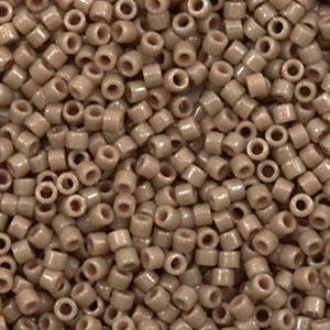 Perline Miyuki Delica 11/0 Duracoat opaque dyed beige DB-2105