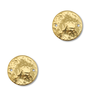 Ciondoli in acciaio inossidabile distanziatore tonda oro