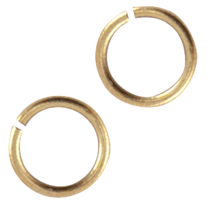 Anellino apribile di metallo DQ 5mm bronzo antico (privo di nichel)
