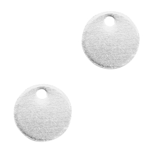 Ciondoli di metallo DQ 8mm argento antico (privo di nichel)