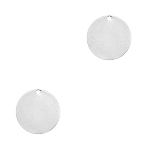 Metallo DQ per ImpressArt ciondolo 10mm argento antico (privo di nichel)