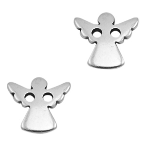 Ciondoli di metallo DQ distanziatore angelo argento antico (privo di nichel)