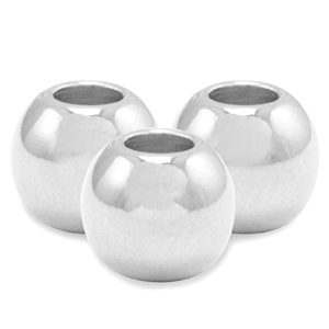 Perline di metallo DQ 4mm argento antico (privo di nichel)