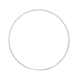 Componenti di metallo DQ anellino chiuso 30mm argento antico (privo di nichel)