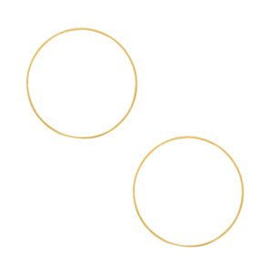 Componenti di metallo DQ anellino chiuso 10mm oro (privo di nichel)