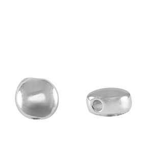 Perline di metallo DQ 6mm argento antico (privo di nichel)