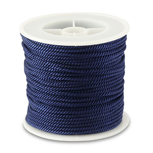 Cordoncino alla moda 2mm blu scuro