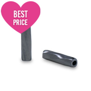 Perline di vetro rocailles bugles speciali twist blu notte